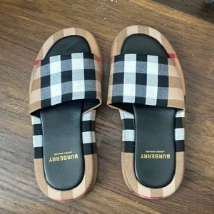Burberry slides